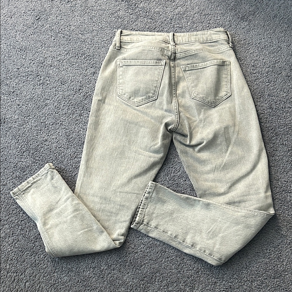 Old Navy High Rise Vintage Slim jeans, size 0, color, gray - Picture 2 of 3